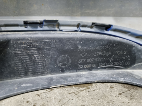 Zderzak tylny Skoda Octavia 4 IV 19r.- Kombi tył 4XPDC dokładka dolna 5E7807421