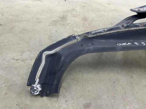 Ćwiartka Opel Corsa E 5drzwi 14-19r. prawy pas tylny wzmocnienie prawy okular lampy wewnętrzny fartuch