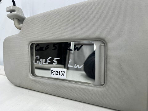 Daszek VW Golf V 5 lewy pasażera przeciwsłonecznik OSŁONA SŁONECZNA przesłonka 1k0857551d