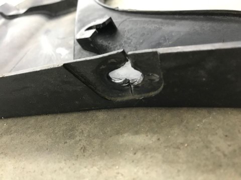 Nakładka progu Bmw X3 E83 03-10r. lewa listwa próg zewnętrzny nakładki błotnika