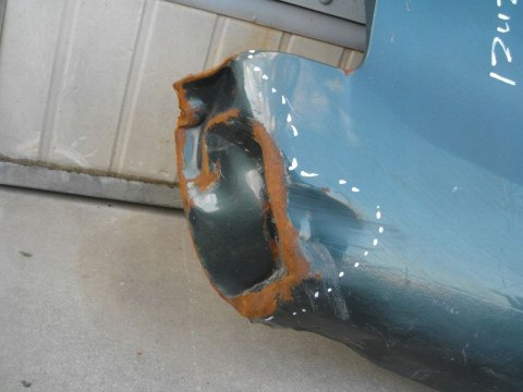 Poszycie Isuzu D-Max II 2011r.- prawy tylny błotnik paki ĆWIARTKA ORYGINALNA wysyłka