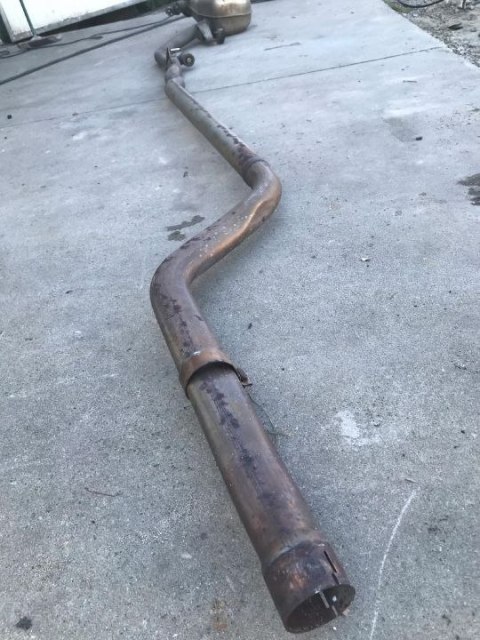 Wydech BMW 5 F10 F11 520d 2.0d tłumik końcowy 8508186