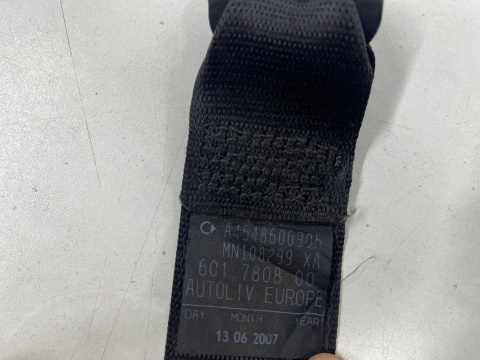 Pas bezpieczeństwa Mitsubishi Colt VI 6 Z30 5Drzwi Smart Forfour I 04-12r. lewy tylny czarny a4548600905 mn108299