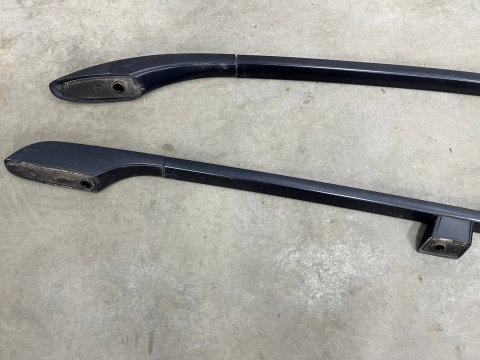 Relingi dachowe VW Golf IV 4 Bora 97-06r. KOMBI lewa prawa nakładka z zaślepkami KOMPLET