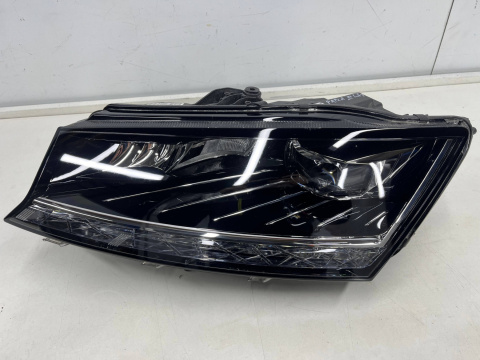 Lampa reflektor Skoda Fabia III LIFT 18-22r. FULL LED lewa przednia IDEALNA ORYGINALNA 6v1941015f