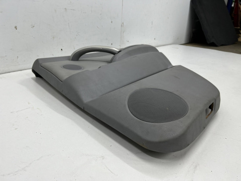 Tapicerka BMW X5 E53 99-06r. boczek drzwi prawy tylny szary popielaty skórzany 700574209