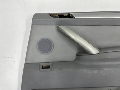 Tapicerka BMW X5 E53 99-06r. boczek drzwi prawy tylny szary popielaty skórzany 700574209