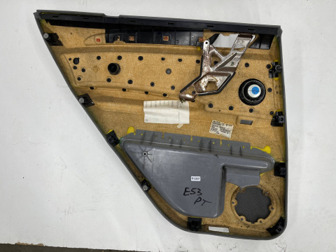 Tapicerka BMW X5 E53 99-06r. boczek drzwi prawy tylny szary popielaty skórzany 700574209