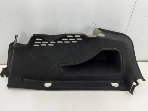 Tapicerka Audi A4 B8 sedan 07-15r. prawy boczek bagażnika ciemny czarny 8k5863888a