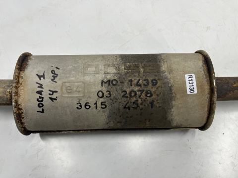 Wydech Dacia Logan MCV I kombi 1.4 MPi benzyna 06-13r. tłumik środkowy rura