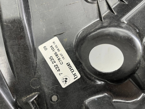Podnośnik szyb BMW 3 G20 sedan G21 kombi 18r.- lewy tylny mechanizm silniczek 7432235