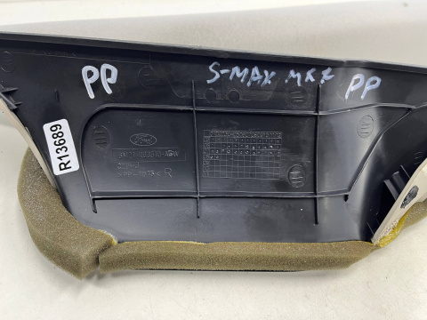 Plastik Ford S-Max I MK1 Galaxy II MK2 06-14r. prawa osłona słupka szyby przedniej trójkąta 6m21-r03510-agw