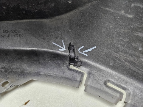 Zderzak przedni Mazda 2 III DJ 19-23r. Lift przód D43N-50031