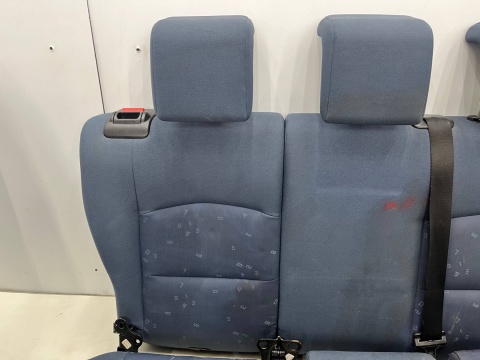 Fotele Mazda 2 I DY 02-07r. kanapa tylna KOMPLET do wyczyszczenia DG4