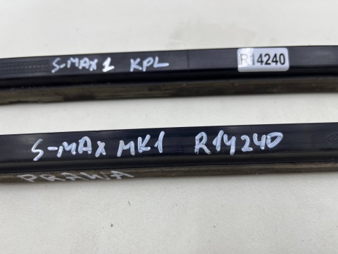 Listwa Ford S-Max MK1 06-14r. dachowa prawa lewa nakładka KOMPLET z zaślepkami