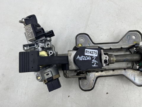 Kolumna kierownicy Mazda 2 I DY 02-07r. kierownicza krzyżak stacyjka zapłonowa jeden kluczyk vp2alf-15807-ac