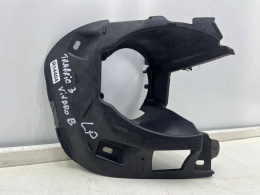 Ślizg Renault Trafic III Opel Vivaro B 14-19r. lewy przedni kosz mocowanie na halogen ramka obudowa 269167471r