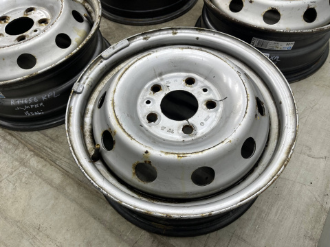 Felgi Citroen Jumper Ducato Boxer Movano 15 cali 6jx15 ET68 5x118 felgi stalowe KOMPLET KFZ 8877 Knomag 2151080 KBA43737