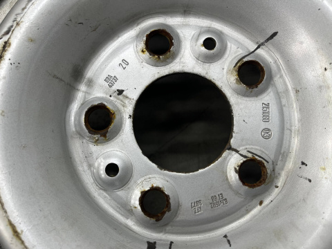 Felgi Citroen Jumper Ducato Boxer Movano 15 cali 6jx15 ET68 5x118 felgi stalowe KOMPLET KFZ 8877 Knomag 2151080 KBA43737