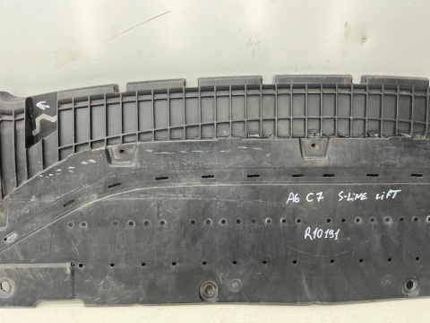 Osłona pod zderzak Audi A6 C7 Lift S-line płyta dolna 14-18r. oryginalna 4g0890432f 4g0807611e