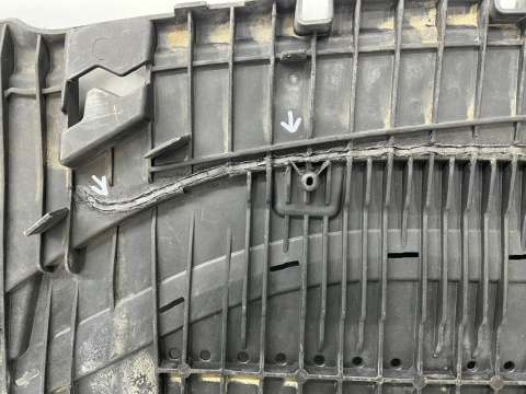 Osłona pod zderzak Audi A6 C7 Lift S-line płyta dolna 14-18r. oryginalna 4g0890432f 4g0807611e