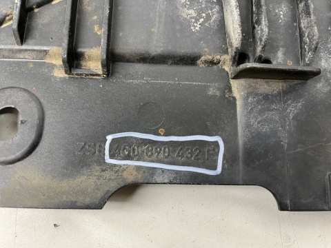 Osłona pod zderzak Audi A6 C7 Lift S-line płyta dolna 14-18r. oryginalna 4g0890432f 4g0807611e