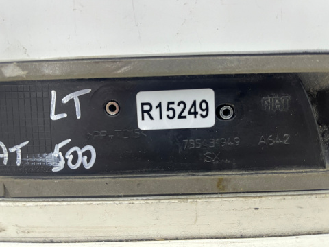 Listwa Fiat 500 2007r.- lewa nakładka błotnika tylnego lewy tył 735431949
