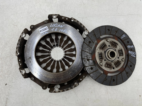 Sprzęgło Dacia Logan 1 I Duster Sandero 05-14r. 1.6 MPI benzyna tarcza docisk KOMPLET Valeo