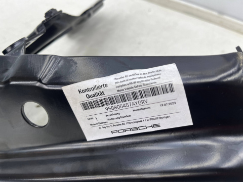 Pas przedni Porsche Macan I 95b 14r.- LEWA podłużnica wzmocnienie DOLNE wspornik reflektora NOWE oryginalne 95b805457