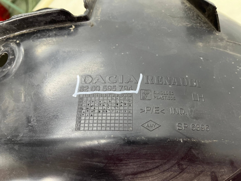 Nadkole Dacia Logan 1 I 05-14r. sedan MCV LEWE przednie ORYGINAL lewy przód 8200595794 8200595798