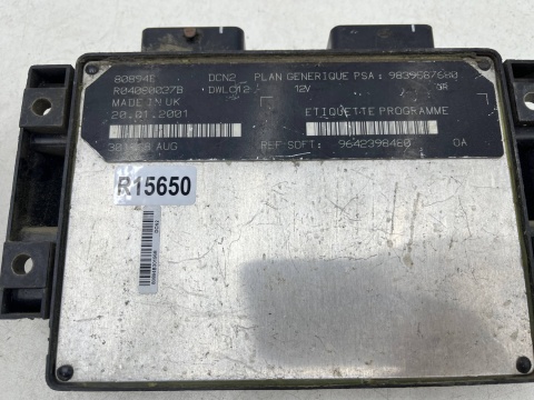 Komputer silnika Citroen Berlingo I 96-10r. 1.9 diesel sterownik ECU 9642398480 R04080027B 9839587680