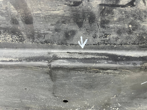 Osłona podwozia Mazda 3 III BM BN 13-18r. prawa tylna osłona płyta tył bjs7563d0