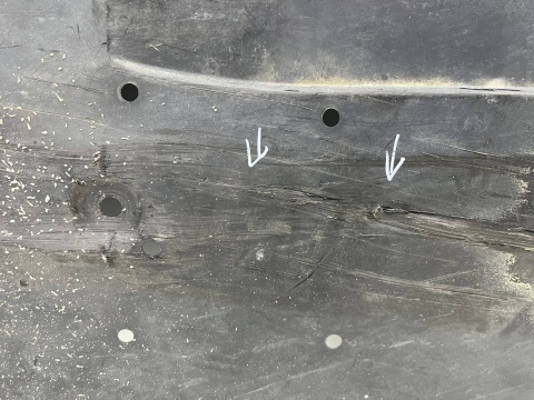 Osłona podwozia Mazda 3 III BM BN 13-18r. prawa tylna osłona płyta tył bjs7563d0