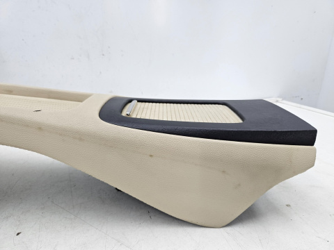 Tunel środkowy BMW E92 Coupe 04-12r. srodkowy tynel tylnej kanapy schowki kratki nawiewu CREMEBEIGE beżowy 6961645