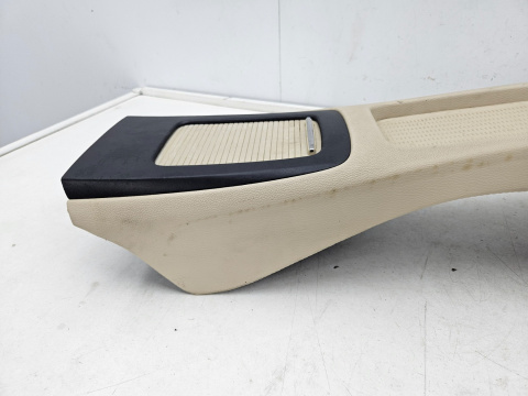 Tunel środkowy BMW E92 Coupe 04-12r. srodkowy tynel tylnej kanapy schowki kratki nawiewu CREMEBEIGE beżowy 6961645