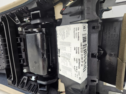 Tunel środkowy BMW E92 Coupe 04-12r. srodkowy tynel tylnej kanapy schowki kratki nawiewu CREMEBEIGE beżowy 6961645