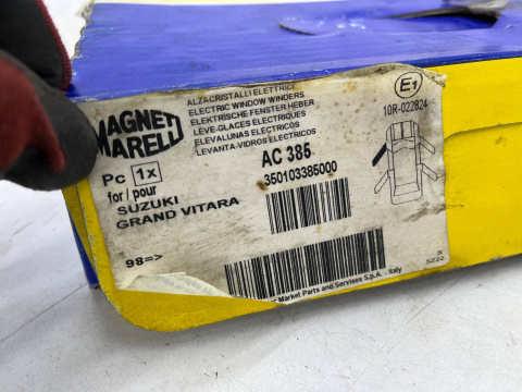 Podnośnik szyb Suzuki Grand Vitara I 98-05r. 3d 5d lewy przedni z silniczkiem lewy przód NOWY 8340265D10 350103385000