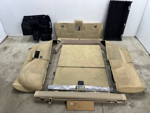 Fotele Mercedes w210 KOMBI 95-02r. kanapa tylna boczki drzwi KOMPLET skóra pompowane elektryczne z pamięcią beżowe