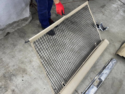 Fotele Mercedes w210 KOMBI 95-02r. kanapa tylna boczki drzwi KOMPLET skóra pompowane elektryczne z pamięcią beżowe