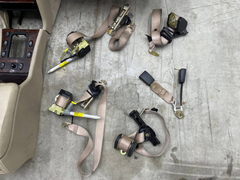 Fotele Mercedes w210 KOMBI 95-02r. kanapa tylna boczki drzwi KOMPLET skóra pompowane elektryczne z pamięcią beżowe