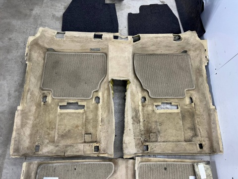 Fotele Mercedes w210 KOMBI 95-02r. kanapa tylna boczki drzwi KOMPLET skóra pompowane elektryczne z pamięcią beżowe