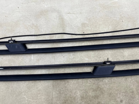 Relingi dachowe Mercedes w210 KOMBI 95-02r. lewa prawa + listwy nakładki KOMPLET