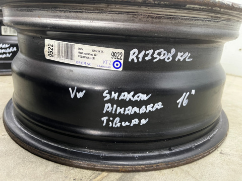 Felga VW Tiguan Sharan II Alhambra II 7n 10-22r. 6,5jx16 5x112 ET33 felgi stalowe 16 cali KOMPLET 