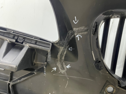 Zderzak przedni BMW 5 F10 F11 M-Pakiet Mpakiet 10-14r. przedlift przód 4XPDC spryski 7905289