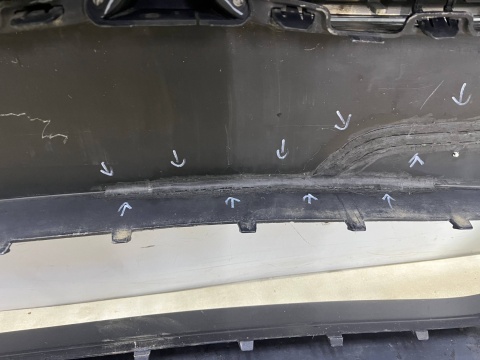 Zderzak przedni BMW 5 F10 F11 M-Pakiet Mpakiet 10-14r. przedlift przód 4XPDC spryski 7905289