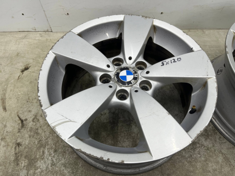 Felga BMW E60 E61 7,5jx17 5x120 ET43 X-DRIVE felgi aluminiowe 17 cali oryginalne KOMPLET 6778777