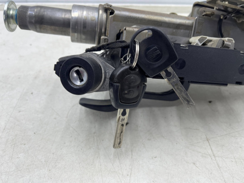 Kolumna kierownicza VW Polo 4 IV 9n Ibiza 3 III 6L Cordoba II Fabia 02-08r. stacyjka DWA kluczyki regulacja blokada krzyżak