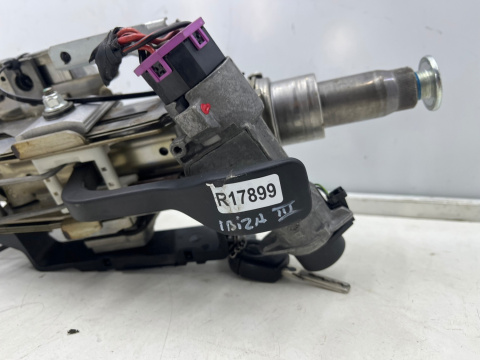 Kolumna kierownicza VW Polo 4 IV 9n Ibiza 3 III 6L Cordoba II Fabia 02-08r. stacyjka DWA kluczyki regulacja blokada krzyżak