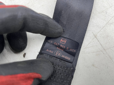 Pas bezpieczeństwa Seat Ibiza 3 III 6L Cordoba II 02-08r. 5Drzwi prawy lewy tylny czarny tył 6L0857805B 