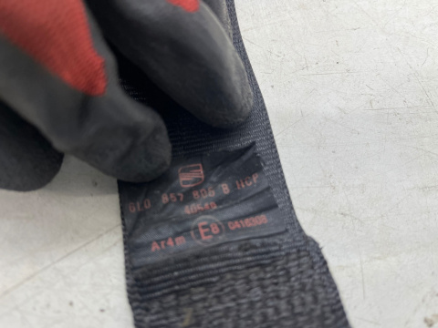 Pas bezpieczeństwa Seat Ibiza 3 III 6L Cordoba II 02-08r. 5Drzwi prawy lewy tylny czarny tył 6L0857805B 